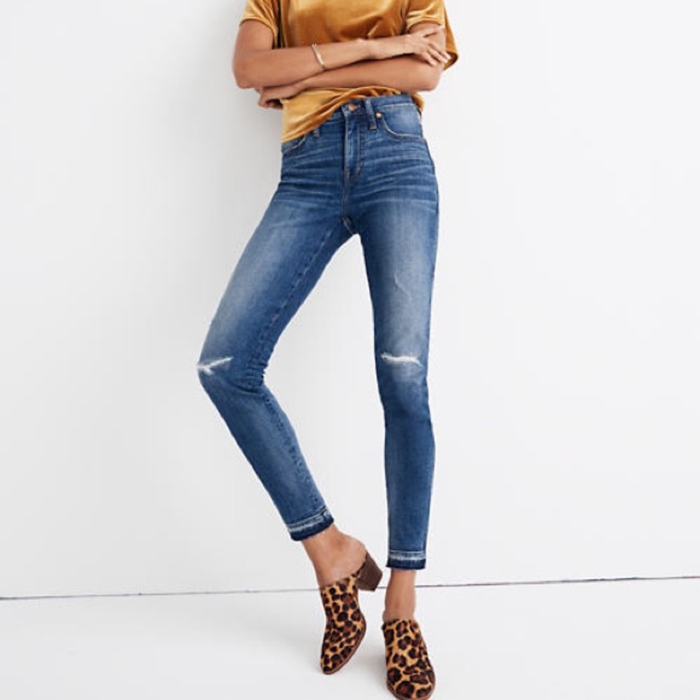 Madewell Jeans - York Wash Rip & Repair